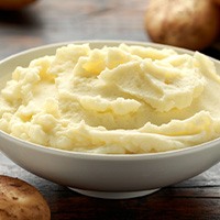 Bowl of mashed potatoes