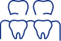 Digital image of multiple teeth 
